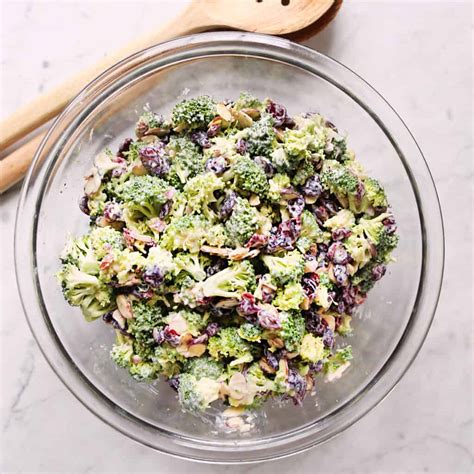 Easy Broccoli Salad - A Beautiful Mess
