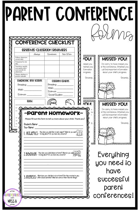 Parent Teacher Conference Form - Form Design Tips