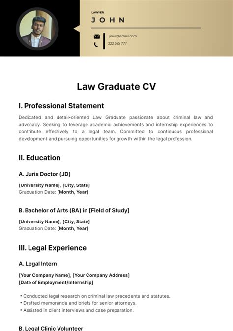 Graduate CV Templates - Edit Online & Download | Template.net