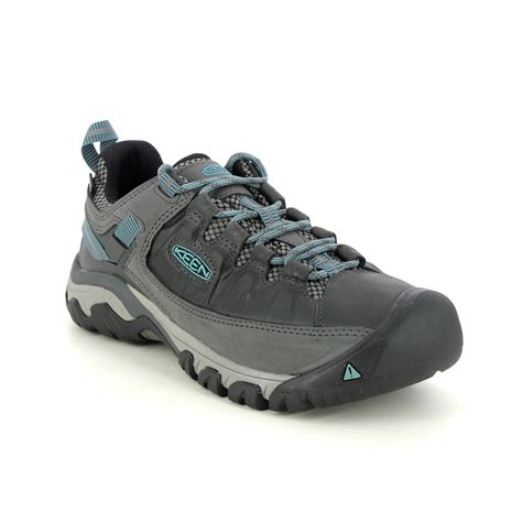 Keen Targhee 3 Waterproof Grey leather Womens Walking Shoes 1023038-