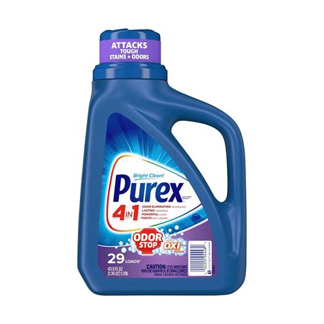 Buy Purex Liquid Laundry Detergent, Odor Stop Plus Oxi, 43.5 Ounce, 29 ...
