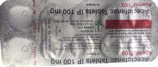 Acemiz 100 MG Tablet (10): Uses, Side Effects, Price & Dosage | PharmEasy