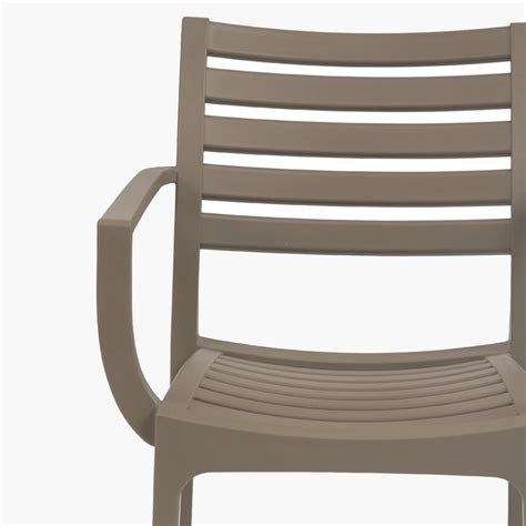 Buy Luna Polypropylene Outdoor Chair - Grey from Home Centre at just ...
