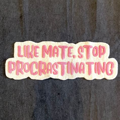 Like Mate Stop Procrastinating Hand Tufted 3D Rug – Carpet Diem