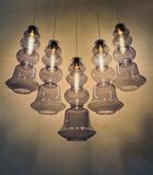 ILKE BLUE & GREY PENDANT LAMP GLASS – Sahil & Sarthak