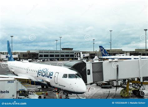 JetBlue Planes at Boston Logan Airport, May 15 2017 Editorial Stock ...
