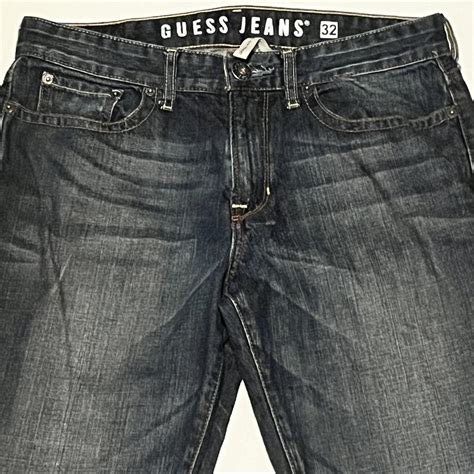 Guess blue jeans 32/32 - Depop