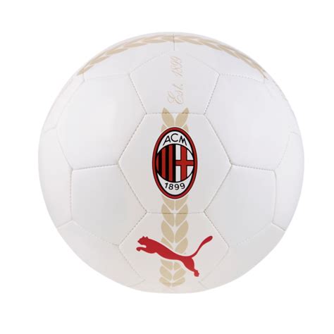 Puma Ac Milan Pre Match Ball Machine Stitched Durable Construction ...