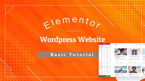 Elementor WordPress Basics Tutorial 的图像结果