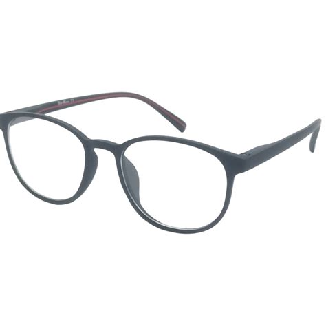 Rounded Oval Frosted Transparent Anti Blue Light Glasses – Glasses ...