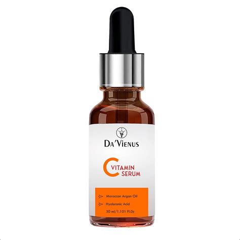 DA’Vienus Vitamin C Face Serum for glowing skin with Moroccan Argon Oil ...