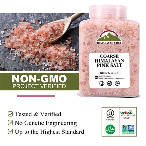 HimalayanChef Himalayan Chef Pink Himalayan Salt Coarse Grain, 5 India ...