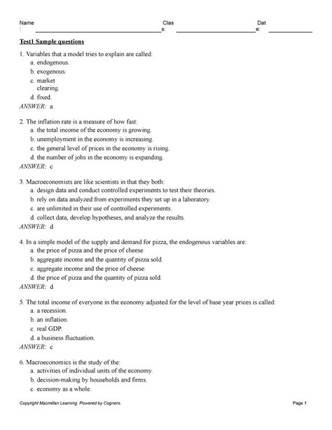 Test1 Sample questions With Answers - ECON 2020 - U of M - Studocu