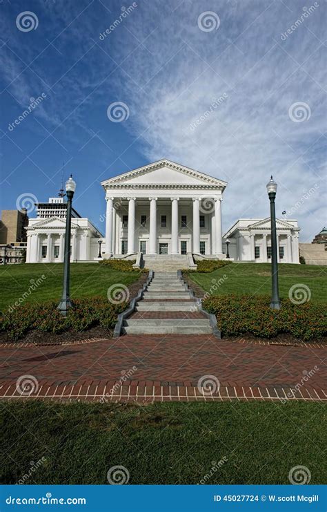 State Capital of Virginia. stock photo. Image of landmark - 45027724