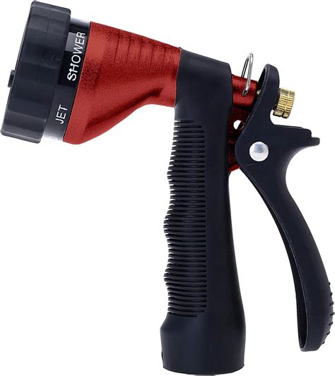 Amazon.com : Heavy Duty 10 Pattern Metal Garden Watering Nozzle - High ...