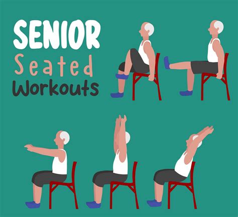Chair Exercises For Seniors - 20 Free PDF Printables | Printablee ...