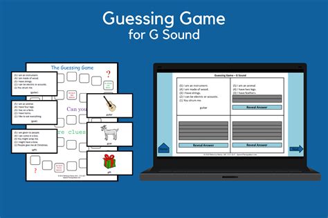 Guessing Game – G Sound | Speech Therapy Ideas