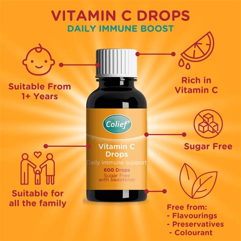 Colief Vitamin C Drops 30ml - Milkaid