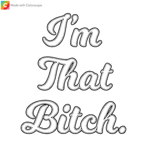 Pin by Leslie Smith on Coloring pages | Swear word coloring, Adult ...