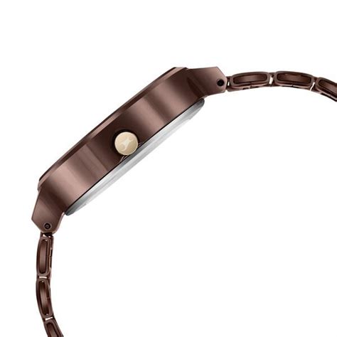 Buy Online Fastrack MetaWe Quartz Analog Brown Dial Stainless Steel ...