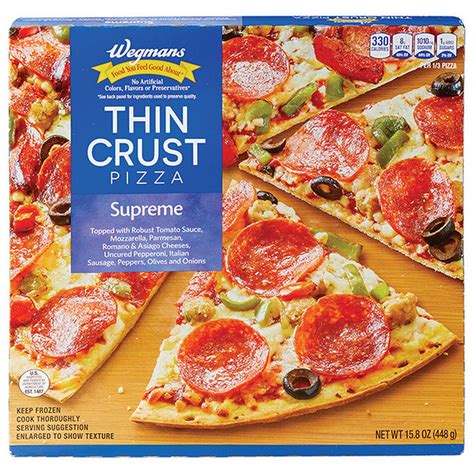 Wegmans Thin Crust Supreme Pizza | Fig App