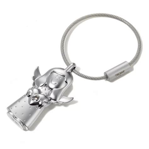 Schlüsselanhänger Schutzengel VALERIE, silber