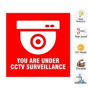pilot18 YOU ARE UNDER CCTV SURVEILLANCE Emergency Sign Price in India ...