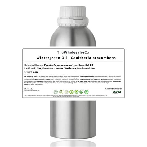 Wintergreen Oil - Gaultheria procumbens - TheWholesalerCo ...