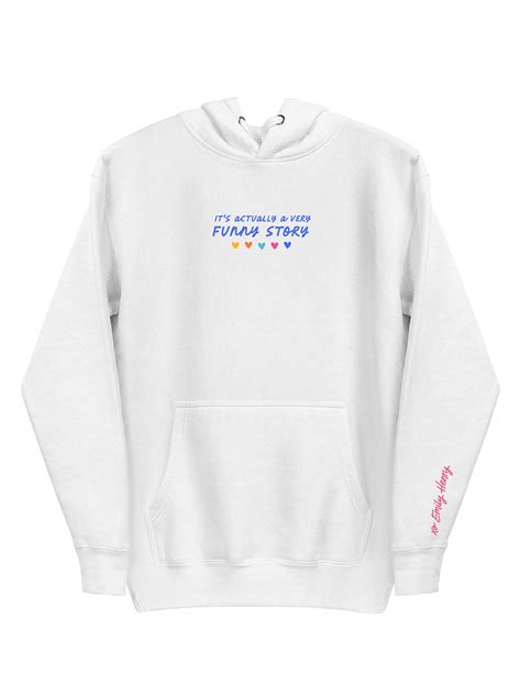 Emily Henry: Funny Story Embroidered Unisex Hoodie (Print Shop) — Out of Print