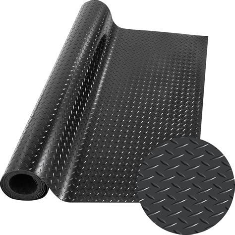 Amazon.com: Qriocioa Rubber Diamond-Plate Rubber Flooring Rolls 9.84Ft ...