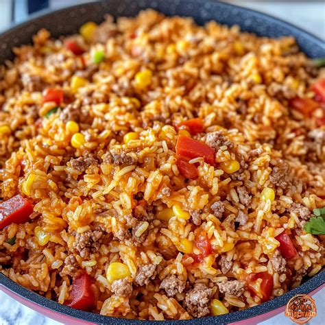 One-Pot Mexican Taco Rice Skillet - Can Cook It