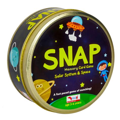 JoGenii | CocoMoco Kids SNAP 3 in 1 Solar System Flash Cards, Memory ...