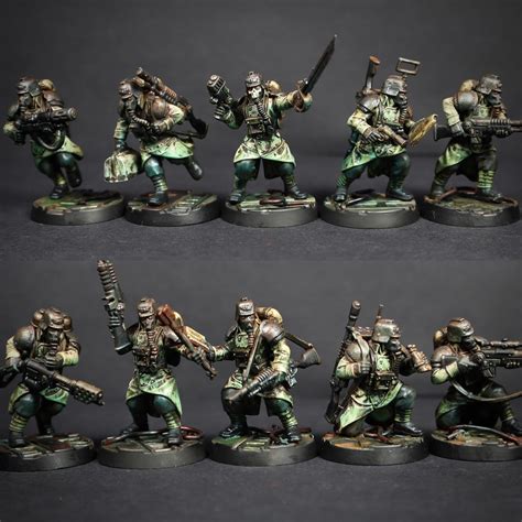 Finished my Krieg kill team, enjoyed this kit a lot! : r/killteam