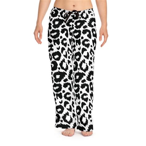 Women's Black and White Pajamas Animal Print Classic Women's Pajamas ...