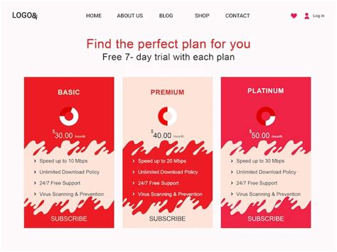 Image result for Subscription Table Design