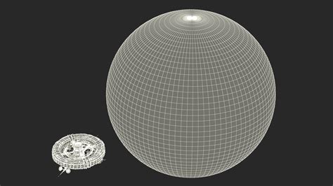 3D model Futuristic Sci Fi Space Station Orbiting Mars | 3D Molier ...
