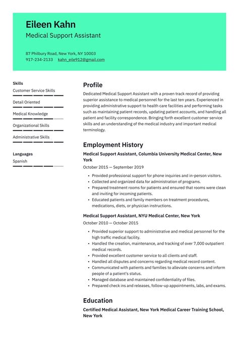 Medical Administrative Assistant Resume 0 Medical Office Administrator