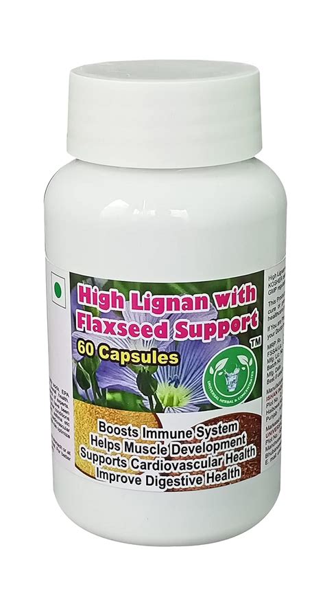 High Lignan With Flaxseed Support Capsule (Get One Bottle 50ml High ...