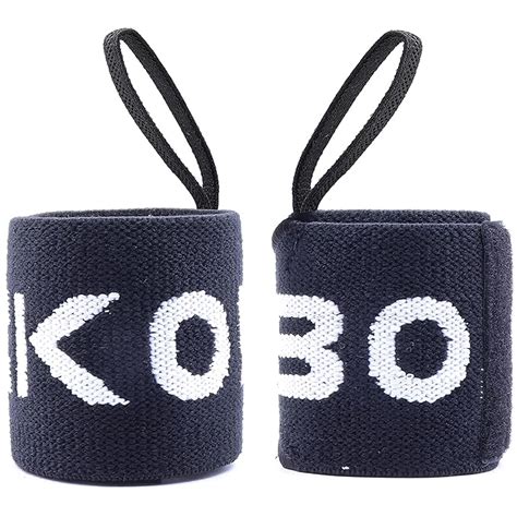 Kobo WTA-04 Power Cotton Gym Support with Thumb Support (Black ...