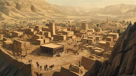 Premium Photo | Uruk The First City of Mesopotamia Digital Illustration