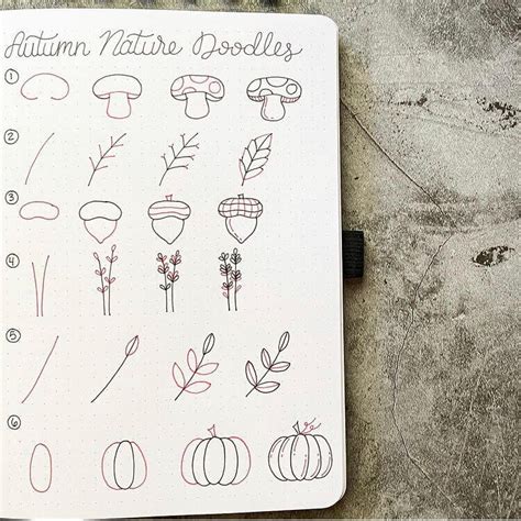 Image result for Fall Drawings Bullet Journal