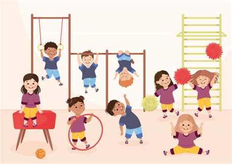 Kids Physical Activity Clip Art