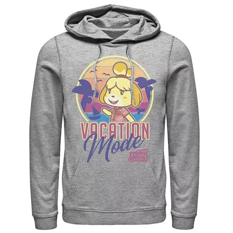 Men's Animal Crossing New Horizons Isabelle Vacation Mode Hoodie