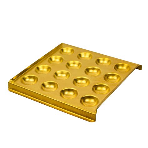 Buy Spillbox Traditional Handcrafted Brass Ghee Diya Holder | Rectangle ...