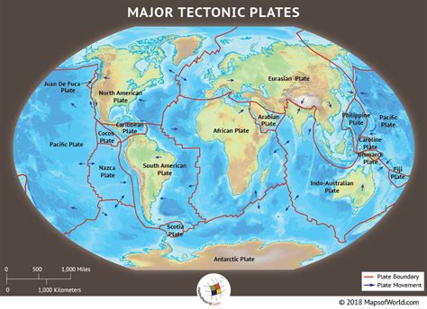 major tectonic plates seven major tectonic plates how many minor ...