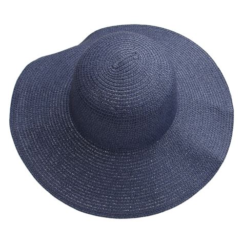Women Wide Brim Beach Hats Straw Panama Sun Hat UPF50+ - Walmart.com