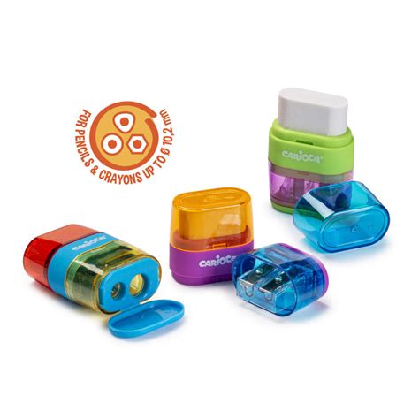 CARIOCA 2 Hole-Sharpener + eraser (Per/pc 350/-) – GOOD STUFF CO ...