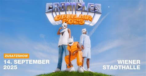 Zusatzshow: CRO x CRONICLES OPEN AIR 2025 x WIEN, Wiener Stadthalle, 14 ...