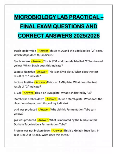 Microbiology Lab Practical Questions 的图像结果