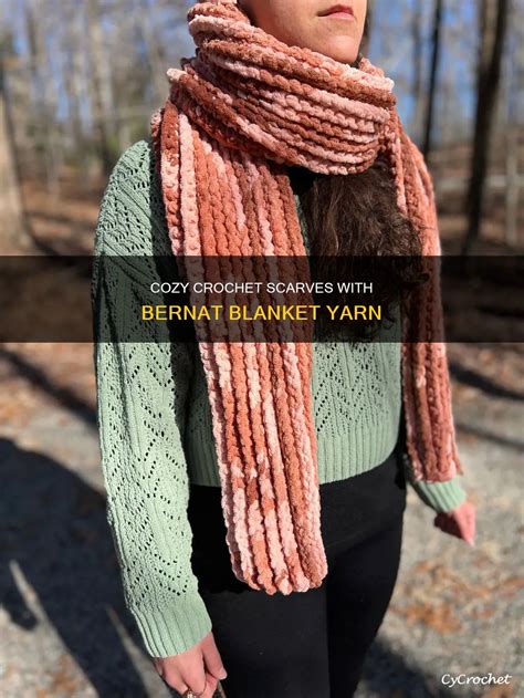 Cozy Crochet Scarves With Bernat Blanket Yarn | CyCrochet